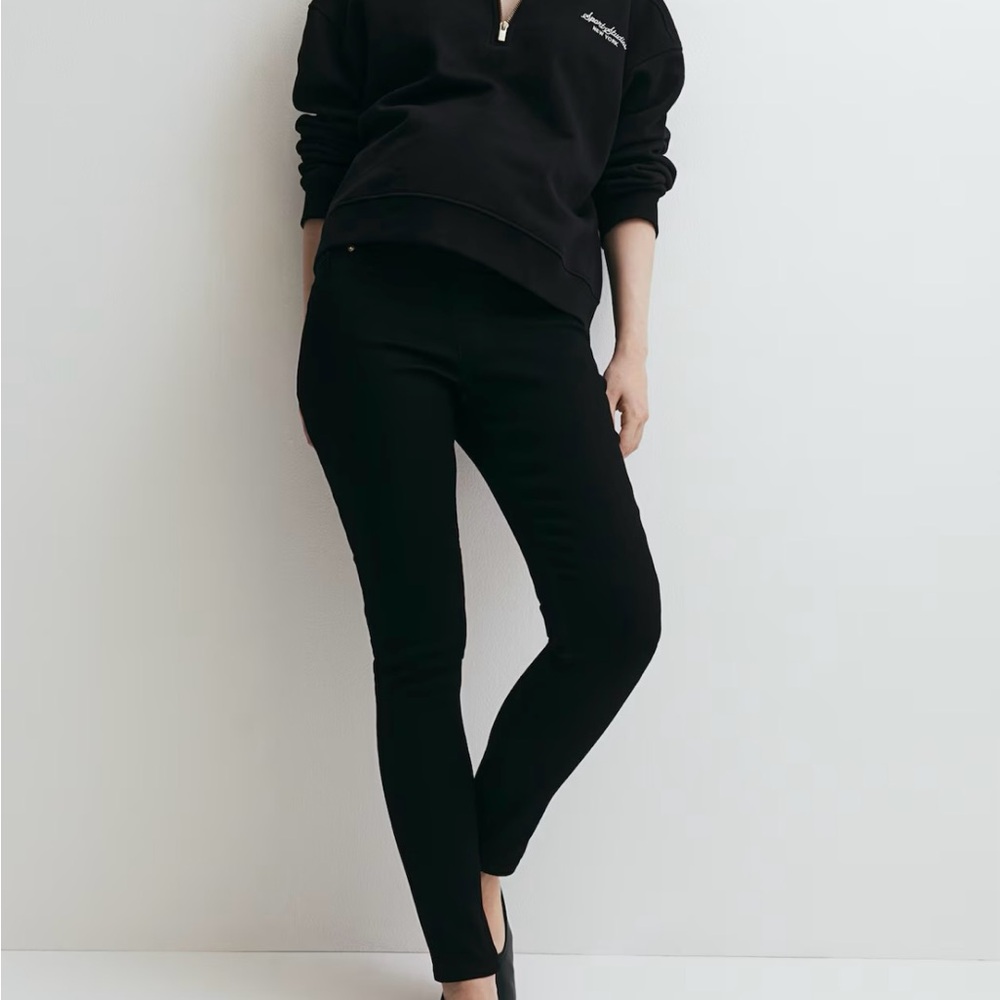 H&M Mama Maternity Jeans Dark Blue Size S 4